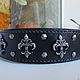 "Fleur de Lys" 2. Аксессуары для питомцев. SOLVI antique leather. Интернет-магазин Ярмарка Мастеров.  Фото №2