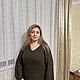 Заказать Пуловер шоколадного цвета с люрексом. ZiNa. Ярмарка Мастеров. . Пуловеры Фото №3