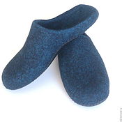 Обувь ручной работы handmade. Livemaster - original item Slippers -felted Slippers mens. Handmade.