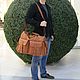 Дорожная кожаная сумка СКИФ mini. Дорожная сумка. Tais-bags. Ярмарка Мастеров.  Фото №6