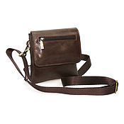 Сумки и аксессуары handmade. Livemaster - original item Men`s bag: men`s brown leather bag jean mod s57m-622. Handmade.