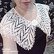 Вязаный воротник. Воротнички. Вязаные истории (svetalunina). Ярмарка Мастеров.  Фото №6
