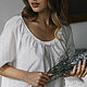 Cambric nightgown Lilit milky white. Nightdress. Delicate Clothing Store (Daria). My Livemaster. Фото №6