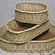 Order Set of oval wicker baskets made of vine. Elena Shitova - basket weaving. Livemaster. . Storage Box Фото №3