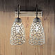 sconce: Cream openwork-wall lamp, Sconce, Moscow,  Фото №1