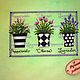 Herb Trio. Картины. Добрые крестики от Ведесовой Ольги.. Ярмарка Мастеров.  Фото №4