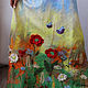 Order  sundress ' Wild flowers'. silk wool. Livemaster. . Dresses Фото №3