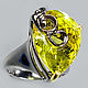 Кольцо из серебра 925 с лимонным кварцем. Кольца. Silverjewels. Ярмарка Мастеров.  Фото №4