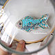 Fish brooch embroidered with beads, Brooches, Krasnodar,  Фото №1