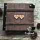 Именной деревянный альбом. Фотоальбомы. CraftLand            (creative lab). Интернет-магазин Ярмарка Мастеров.  Фото №2
