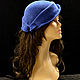 Coquette ' Royal blue'. Hats1. Novozhilova Hats. My Livemaster. Фото №4