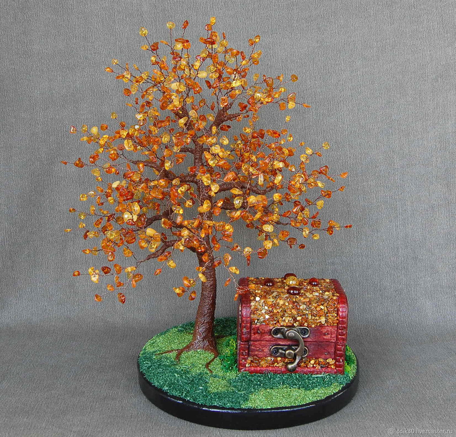 Tree from Baltic amber, with the box, Trees, Maikop,  Фото №1