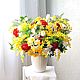 "Веснушка" Композиция из искусственных цветов в вазе, Композиции, Елец,  Фото №1