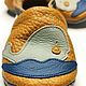 Soft sole baby shoes leather handmade infant whale gray brown ebooba. Footwear for childrens. ebooba. Online shopping on My Livemaster.  Фото №2