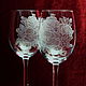 Wild rose color. Glasses. Wine Glasses. ArtGraving. My Livemaster. Фото №6