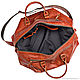 Leather travel sport bag (red antique). Sports bag. Russian leather Guild. My Livemaster. Фото №6