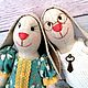  Зайцы)) семейство Зайцевых, Интерьерная кукла, Тамбов,  Фото №1