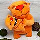 Will not let go! Soft toy plush red cat Vasi Lozhkina. Stuffed Toys. Dingus! Funny cats and other toys. My Livemaster. Фото №4