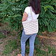 Raffia Shell Shopper Bag. Beach bag. Lace knitting workshop. Lidiya.. My Livemaster. Фото №4