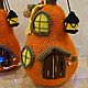  Домик-Тыква. Игрушки. Наталья (natali-plush-toys). Ярмарка Мастеров.  Фото №4