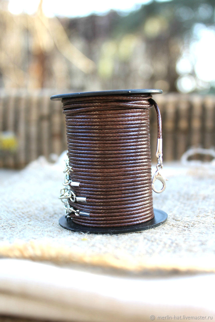Braided cord for pendant 60 cm, Cords, Tambov,  Фото №1