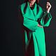 Spring cashmere coat, black coat-CT0417CA. Coats. EUG fashion. Online shopping on My Livemaster.  Фото №2