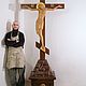 Голгофа резная без предстоящих. Крест «Борисовский» храмовый. Статуэтки в русском стиле. Иконостасная мастерская (kivot-studio). Ярмарка Мастеров.  Фото №4
