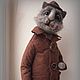  Шерлок Кот. Кот из шерсти.Игрушка валяная. Войлочная игрушка. Татьяна Крюкова. Ярмарка Мастеров.  Фото №6