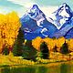 Order Painting landscape Mountain lake. ynik07. Livemaster. . Pictures Фото №3