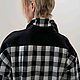 Рубашка в клетку. Рубашки. Knyazeva_pro_atelier. Ярмарка Мастеров.  Фото №4