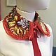  The collar is removable from the Pavlovsky Posad shawl. Collars. Valensia Atelier. My Livemaster. Фото №4
