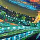  Ночной Париж Эйфелева башня. Картины. Юрий Рязанов Сибирский самоцвет. Ярмарка Мастеров.  Фото №6