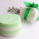 Scented candle with a fresh aroma of a coniferous forest, Candles, Moscow,  Фото №1