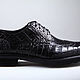 Броги - дерби из натуральной кожи крокодила IMA7016B4. Дерби. CrocShop товары из экзотической кожи. Ярмарка Мастеров.  Фото №11