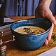 2nd Class Soup plate 500 ml series Sky Valinora. Bowls. Ceramics Veles. Online shopping on My Livemaster.  Фото №2