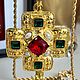 Kenneth Jay Lane крест с камнями Swarovski на цепи, Колье, Москва,  Фото №1