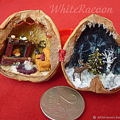 Сувениры и подарки handmade. Livemaster - original item Christmas in a nutshell. Handmade.