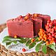 Мыло натуральное Рябиновые бусы с нуля ручной работы рыжий. Мыло. Мыльное Удовольствие Елена. Ярмарка Мастеров.  Фото №5