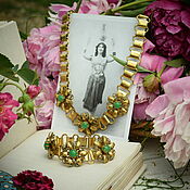 Винтаж handmade. Livemaster - original item Love works wonders. Necklace and bracelet. France.. Handmade.
