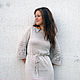 Dress knit rustic silk is sensitive or unbalanced. Dresses. vyazenki. Online shopping on My Livemaster.  Фото №2