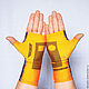 Order Double-sided elastic vanguard mitts. decades. Livemaster. . Mitts Фото №3