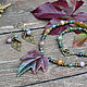 Заказать Комплект "Виноградный лист". Александра ~DreamBeads~. Ярмарка Мастеров. . Комплекты украшений Фото №3