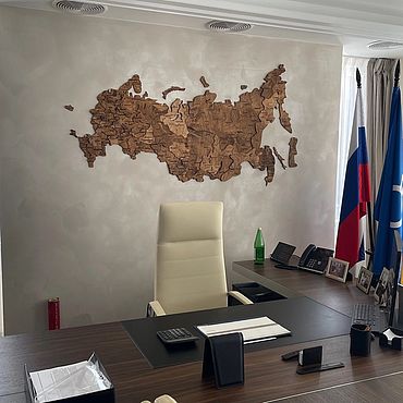Картины и панно ручной работы. Ярмарка Мастеров - ручная работа Карта России. Handmade.