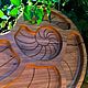 Заказать Менажница Наутилус из вяза 38 см х 48 см. Wood apple decor. Ярмарка Мастеров. . Менажницы Фото №3