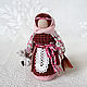 Кукла-оберег Подорожница тряпичная кукла. малиновый, Народная кукла, Краснодар,  Фото №1