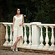 White Linen Dress «Cady». Dresses. mongolia. My Livemaster. Фото №5
