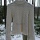 "Морская пена"- женский чистошерстяной свитер косами. Свитеры. IRINA GRUDKINA Handmade Knitwear. Ярмарка Мастеров.  Фото №14