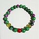 Berry green red spring beads bracelet made of stones. Bead bracelet. BalticAmberJewelryRu Tatyana. Online shopping on My Livemaster.  Фото №2