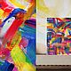 Картина "Funny colors" / акрил / холст картон / 50 х 35 см. Картины. Галерея ZERNO эзотерика и искусство. Ярмарка Мастеров.  Фото №5