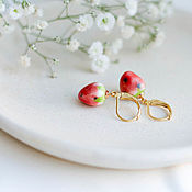 Украшения handmade. Livemaster - original item Handmade Strawberry Earrings. Handmade.